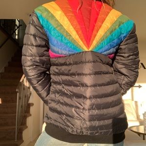 AVIATOR NATION 🌈 MENS BLACK SUNBURST JACKET